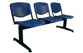 Banqueta Iso Polipropileno, Pata Recta 2, 3, 4, 5 y 6 Cuerpos