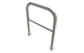 Bicicletero Acero Forma A Piso, Metal, 70x78 cms.