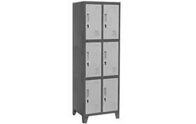 Locker Acero Importado 2 Cuerpos, 6 Casilleros
