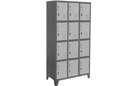 Locker Acero Importado 3 Cuerpos, 12 Casilleros