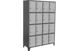 Locker Acero Importado 4 Cuerpos, 16 Casilleros