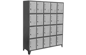 Locker Acero Importado 5 Cuerpos, 20 Casilleros
