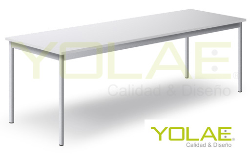 Mesa para Casino Color Blanco o Roble 10 a 12 Personas