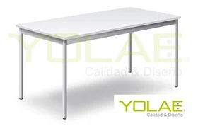 Mesa para CasinoColor Blanco - 6 Personas