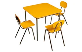 Mesa Kínder 70x70x55 cms.