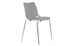 Silla Race Gris Musgo Polipropileno