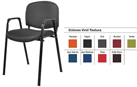 Silla Nova Iso Tapizada con Brazos