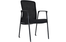 Silla Oficina Mura. Respaldo y Asiento Negro