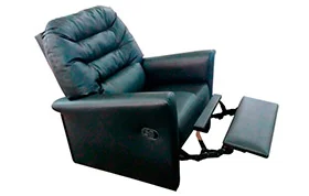 Bergere Recliener Black